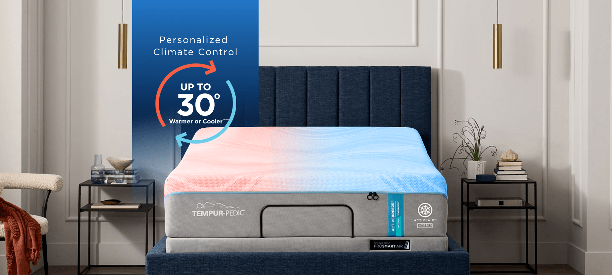 TEMPUR-ActiveBreeze® Smart Bed – Advanced Cooling & Adaptive Support