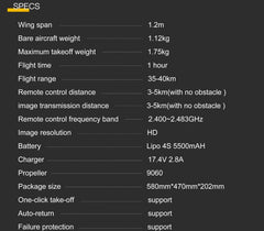 Swan K1 M1 Multispectral Drone System VTOL Wing