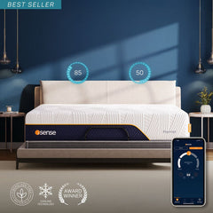 iSense Hybrid Premier Smart Bed – Personalized Comfort & Smart Sleep Tracking