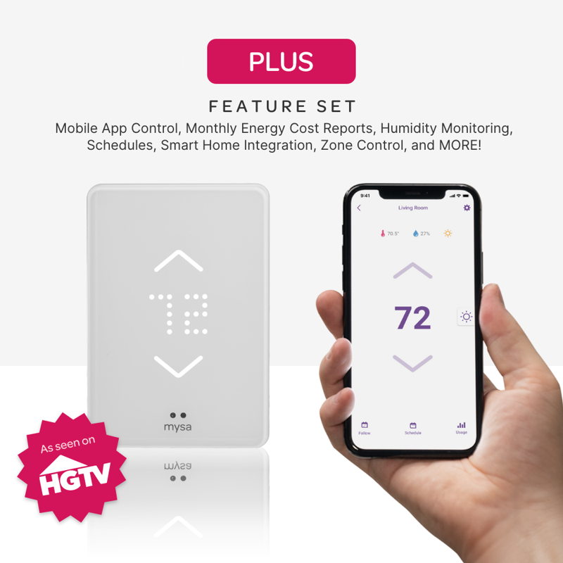 Mysa Smart Thermostat Plus – Advanced Smart Control for Electric Baseboard Heaters